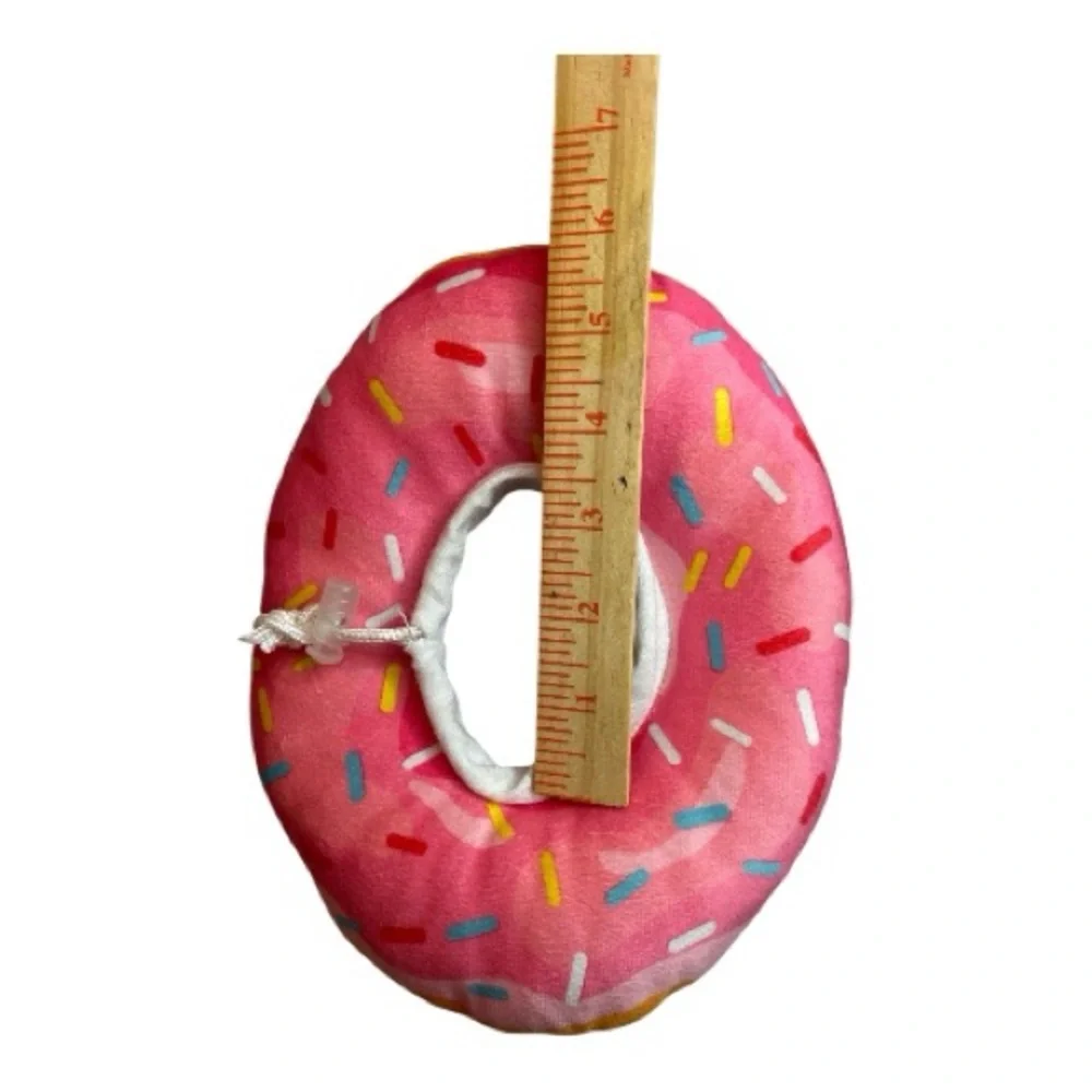 Soft Cat Recovery Collar Pink Sprinkle adjustable cat cone collar.